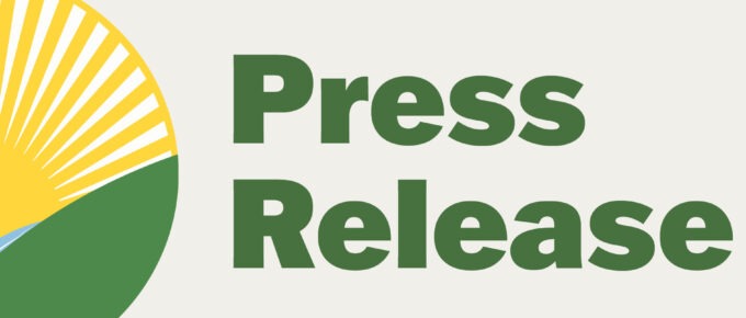 "Press Release" with RC&D sun mark logo